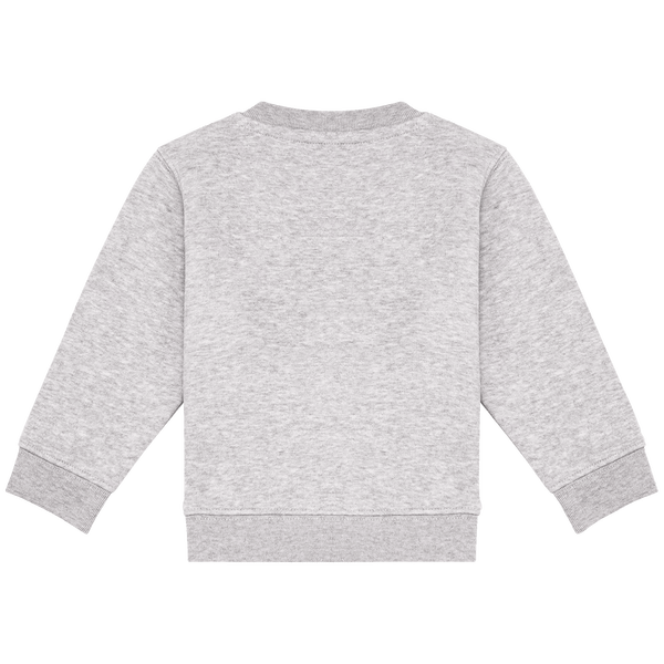 Sweatshirt bebe ecoresponsable dos Oxford Grey