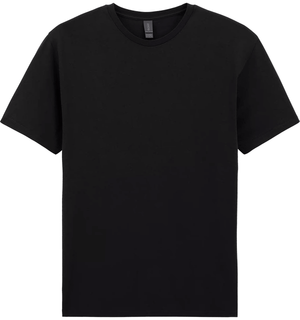 T shirt light coton face Black