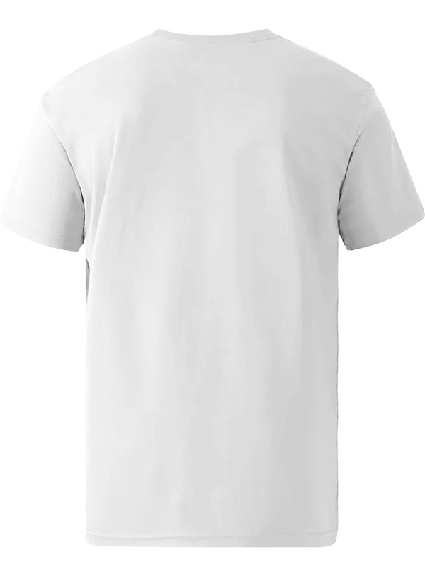 T shirt light coton dos White
