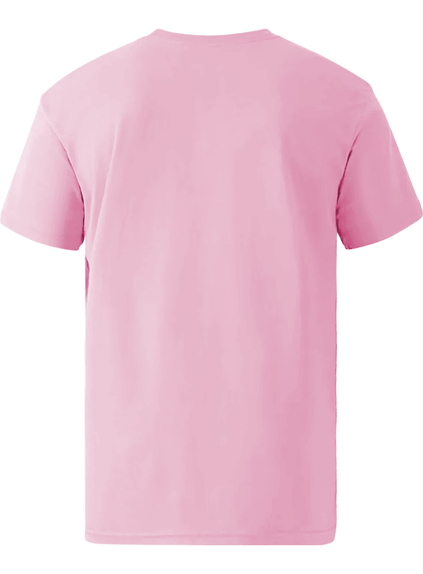 T shirt light coton dos Light Pink