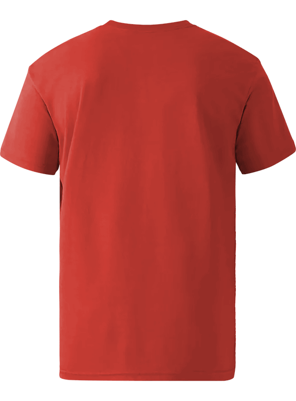 T shirt light coton dos Red