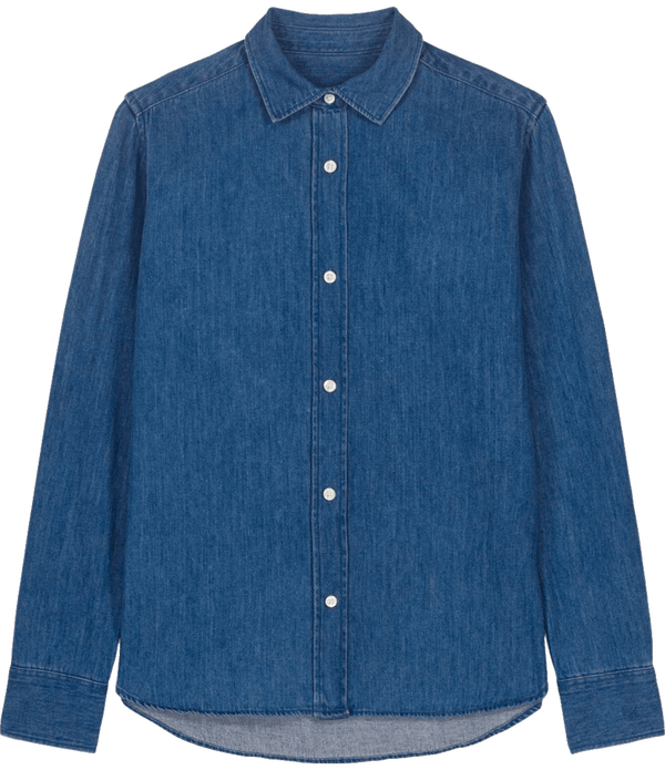 Chemise En Denim Personnalisée Femme En Coton Bio – Stanley/stella Mid Wash