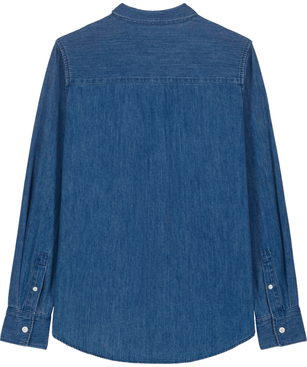 Chemise en denim femme stella denim shirt dos Mid Wash