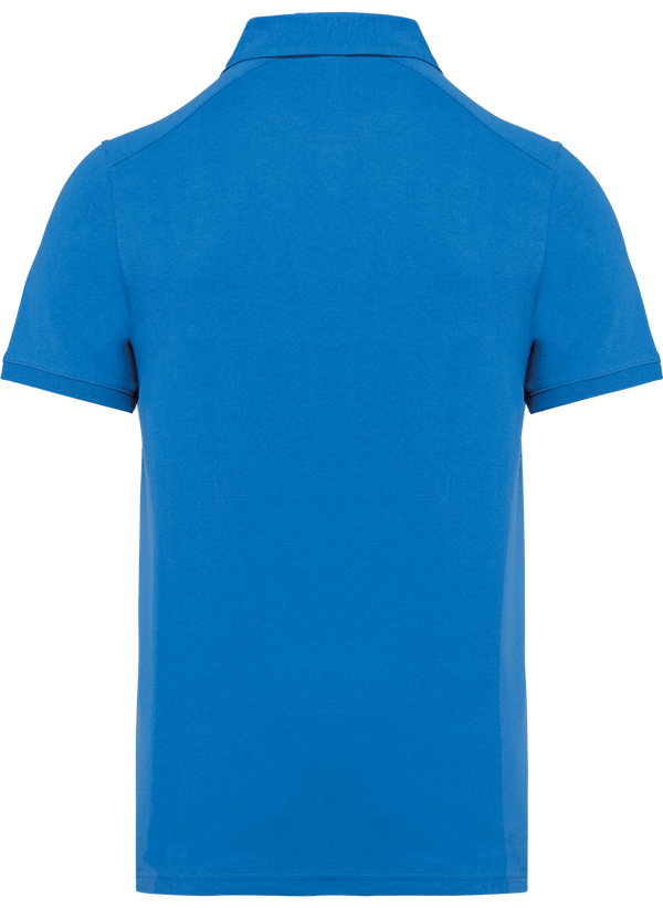 Polo jersey homme dos Light Royal Blue