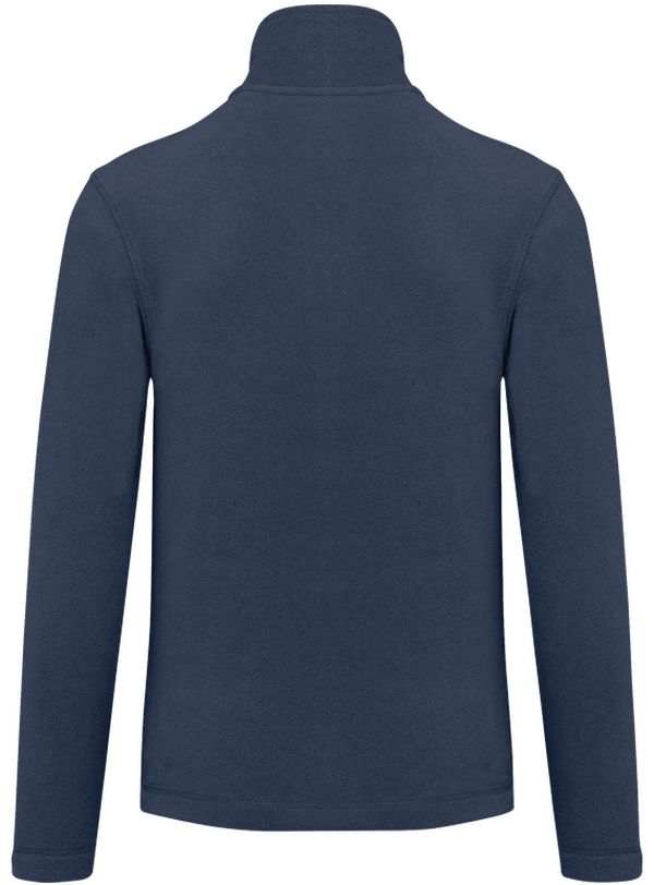 Veste zippee micropolaire dos Deep Blue