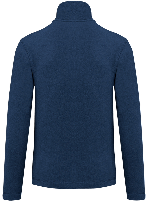Veste zippee micropolaire dos True Indigo