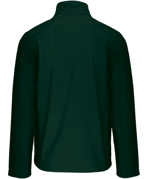 Veste softshell classique homme dos Bottle Green