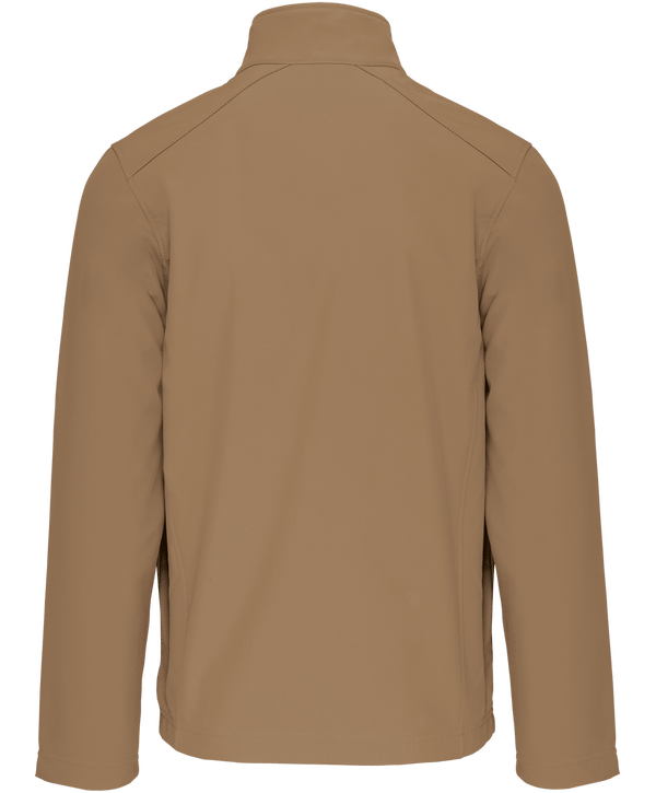 Veste softshell classique homme dos Camel