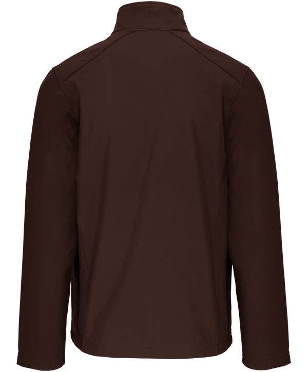Veste softshell classique homme dos Chocolate