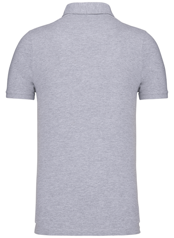 Polo jersey homme dos Oxford Grey