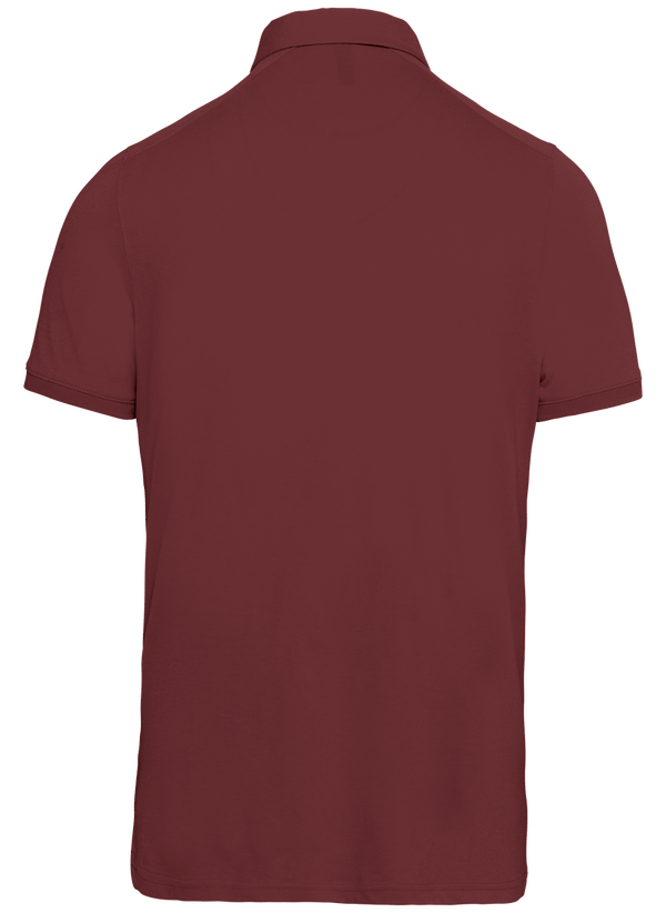 Polo jersey homme dos Wine