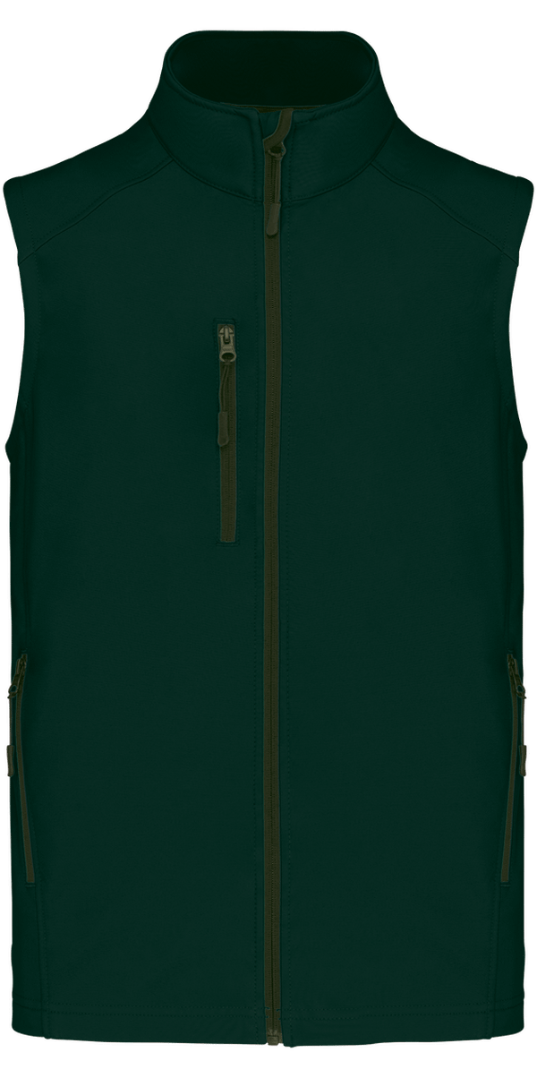 Veste Softshell Homme Sans Manches À Personnaliser  Bottle Green