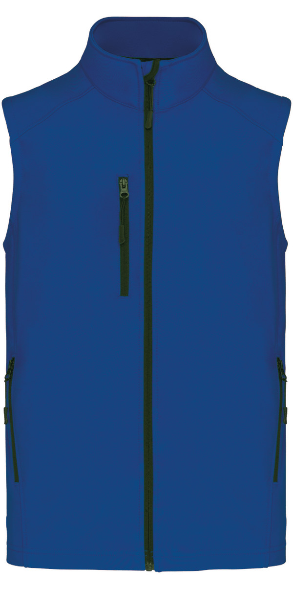 Veste Softshell Homme Sans Manches À Personnaliser  Dark Royal Blue