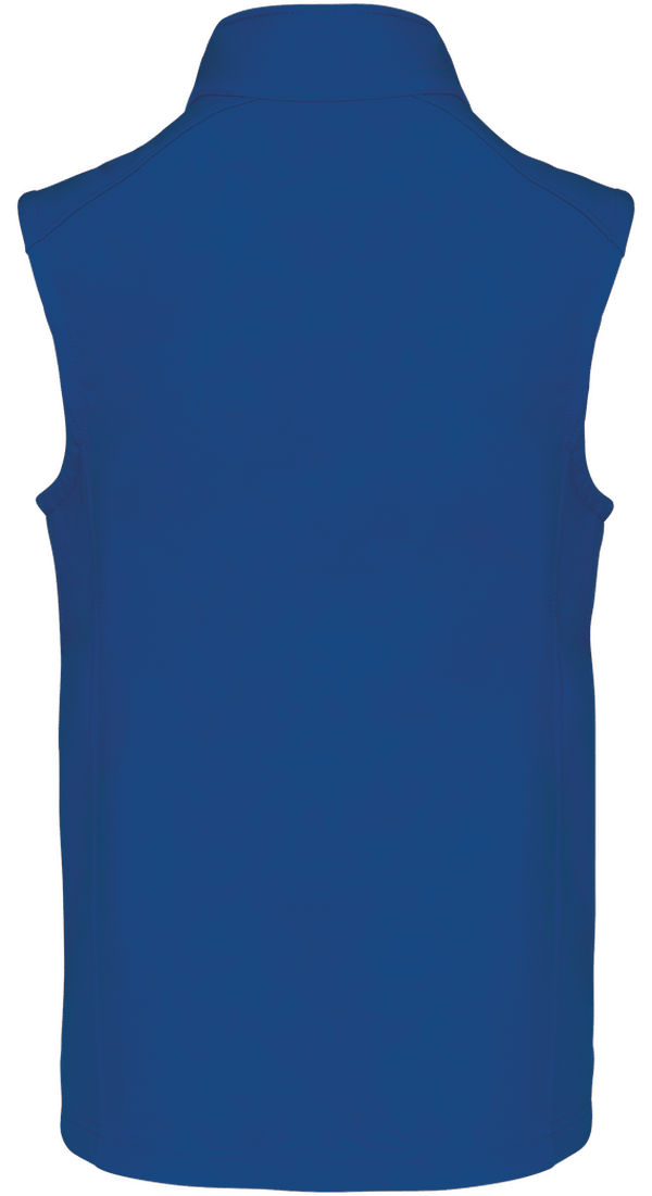 Veste softshell sans manche homme dos Dark Royal Blue