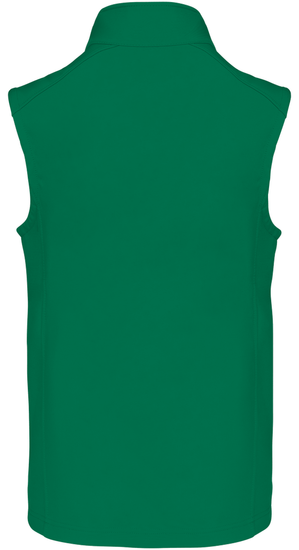 Veste softshell sans manche homme dos Kelly Green