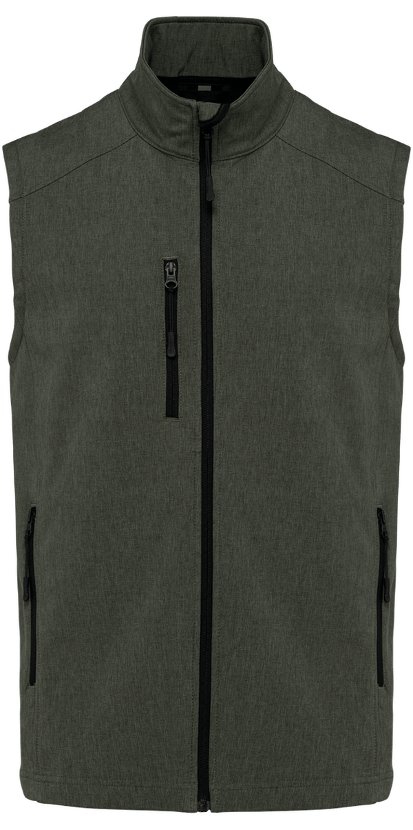 Veste Softshell Homme Sans Manches À Personnaliser  Marl Green