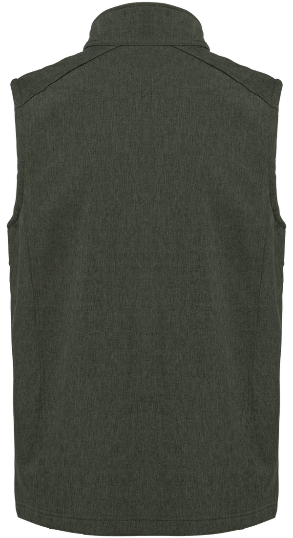 Veste softshell sans manche homme dos Marl Green
