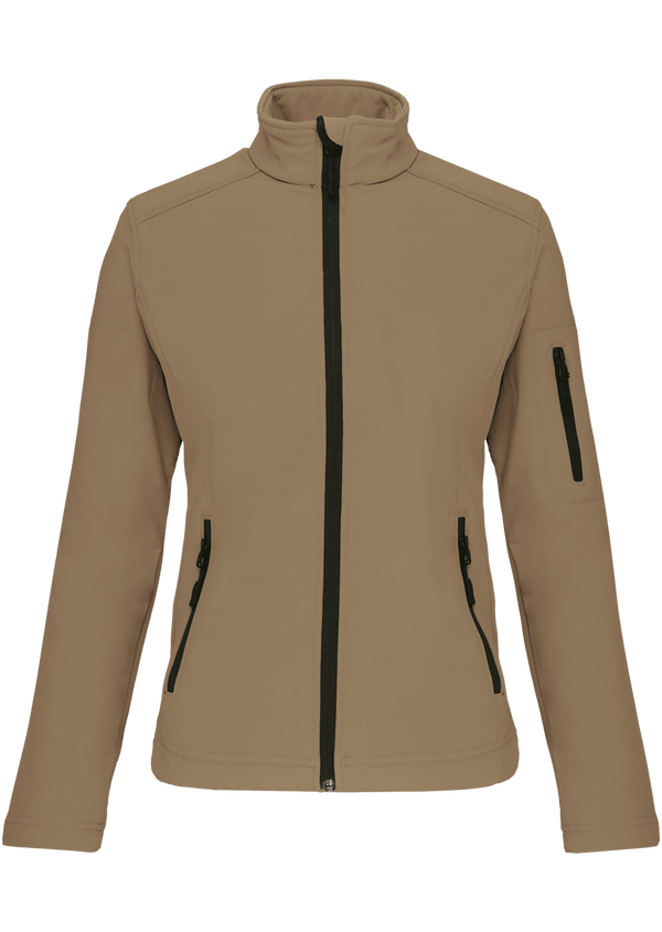 Veste Softshell Femme Personnalisable Avec Tunetoo Camel