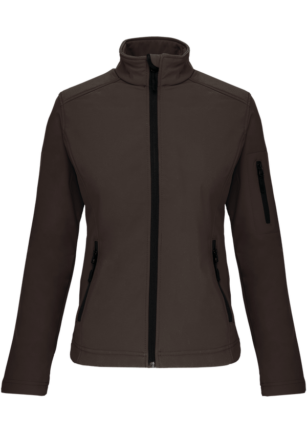 Veste Softshell Femme Personnalisable Avec Tunetoo Chocolate