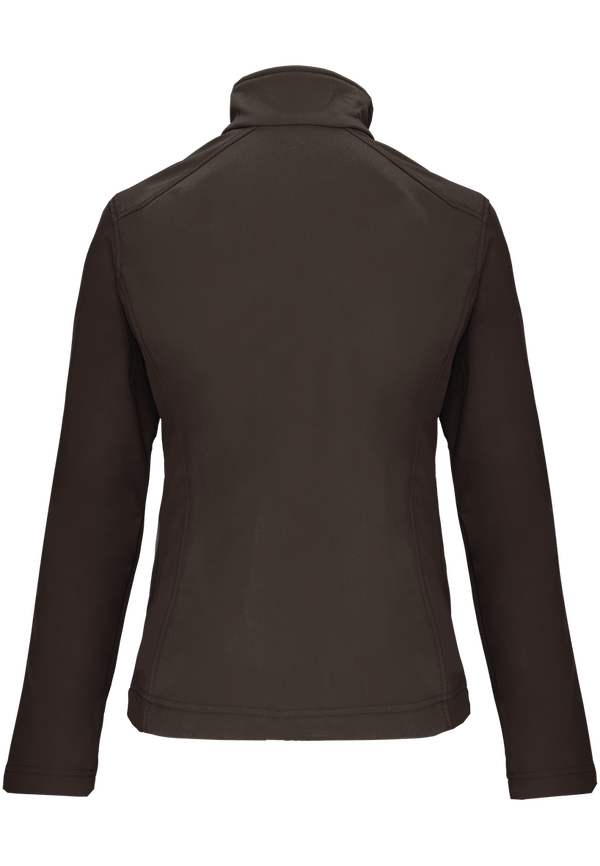 Veste softshell classique femme dos Chocolate