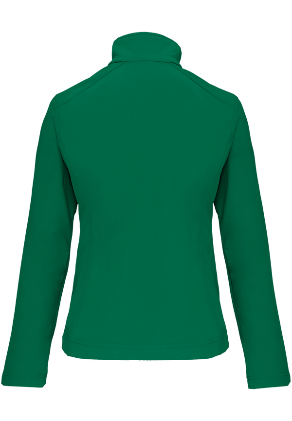 Veste softshell classique femme dos Kelly Green
