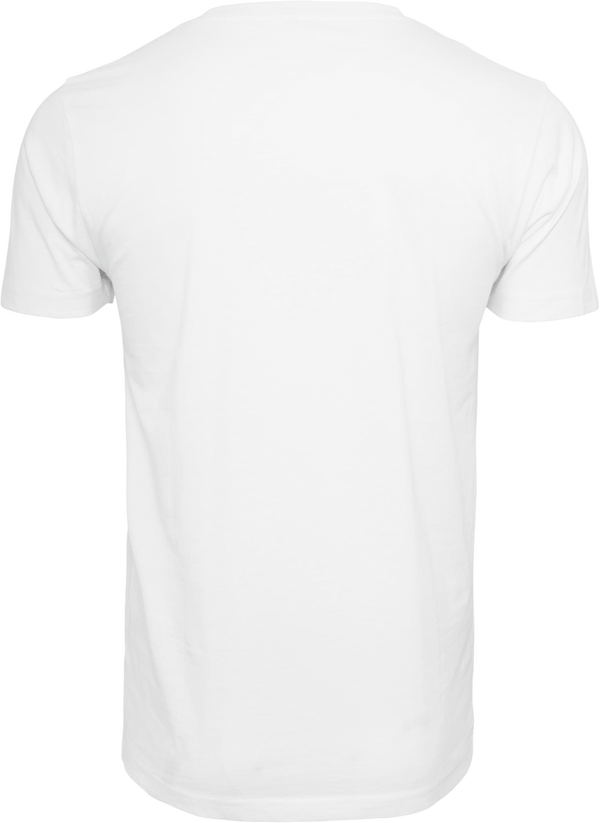 T shirt col rond build your brand dos White