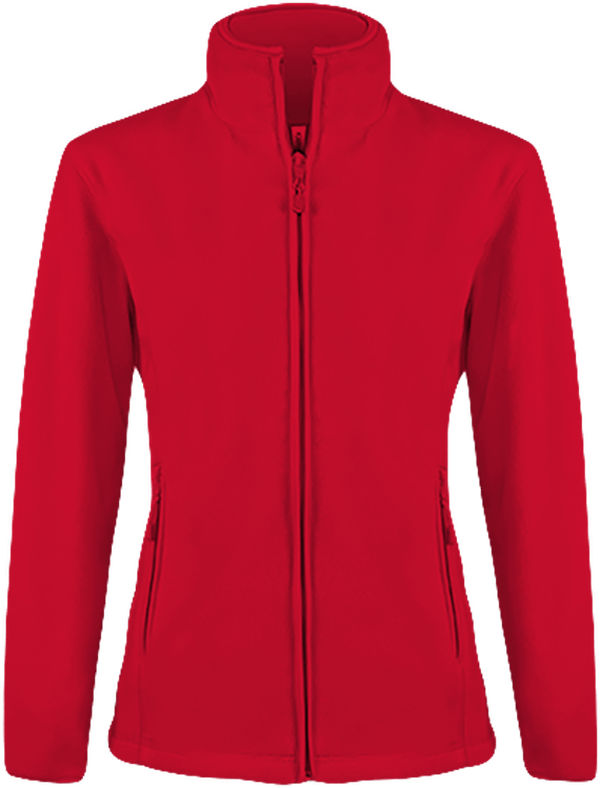 Fleece Jacket Women Red