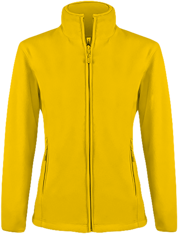 Fleece Jacket Women Yellow