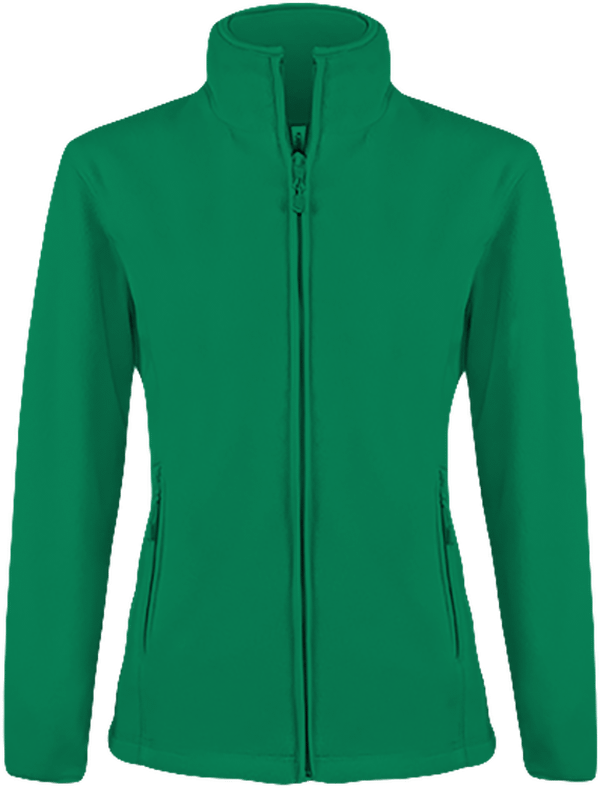 Fleece Jacket Women Kelly Green