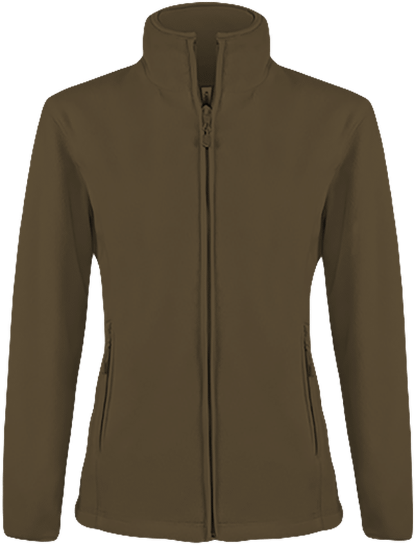 Veste Polaire Zippée Femme Dark Chocolate