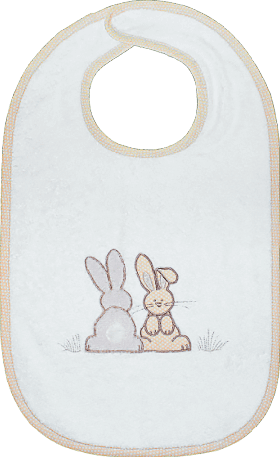 Pompon The Bunny The Cutest Of All Bibs!