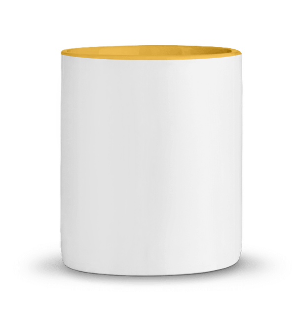 Taza Personalizada Bicolor - Tunetoo JAUNE OR