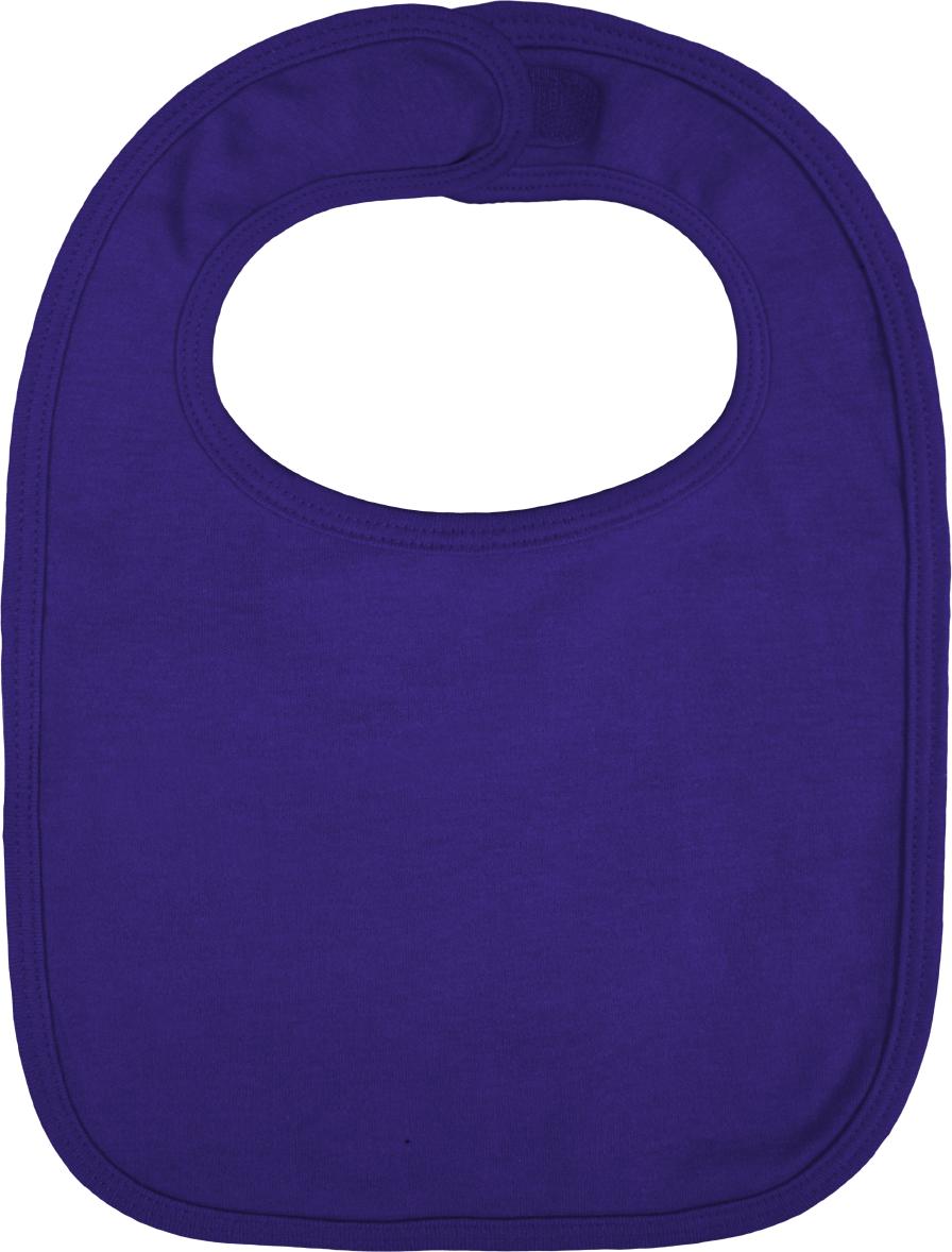 Bavoir Basique Pour Bébé - Couleur Unie Purple