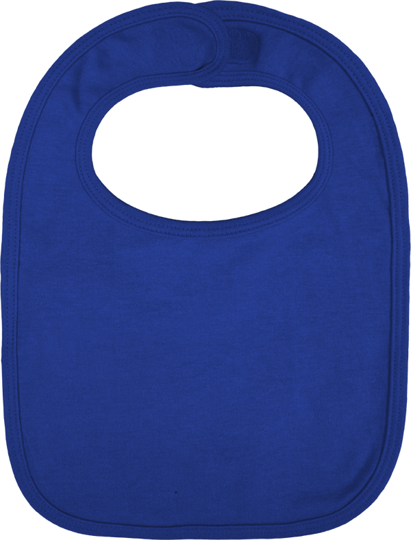 Basic Baby Bib - Solid Color Royal