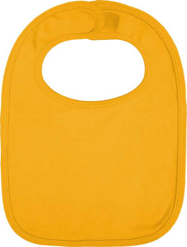 Basic Baby Bib - Solid Color Sunflower