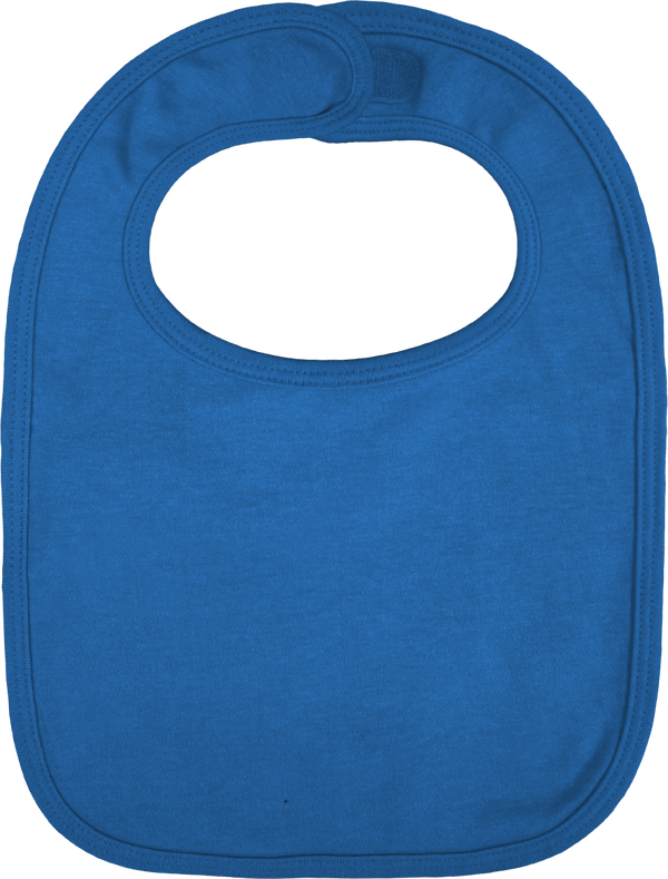 Basic Baby Bib - Solid Color Sapphire