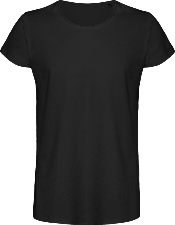 04a50 tee shirt homme oversized face Black