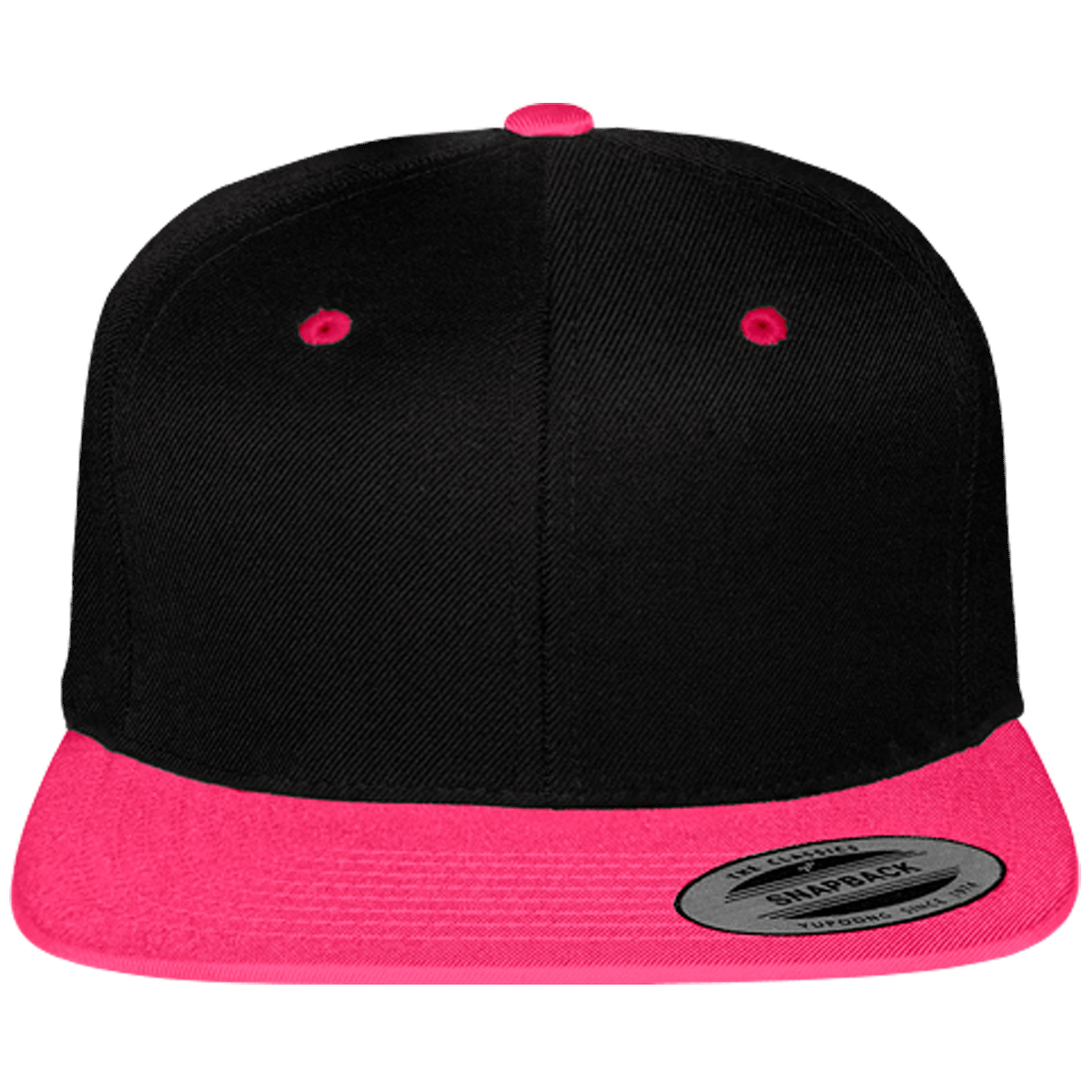 Casquette Snapback Bicolore  Black / Neon Pink