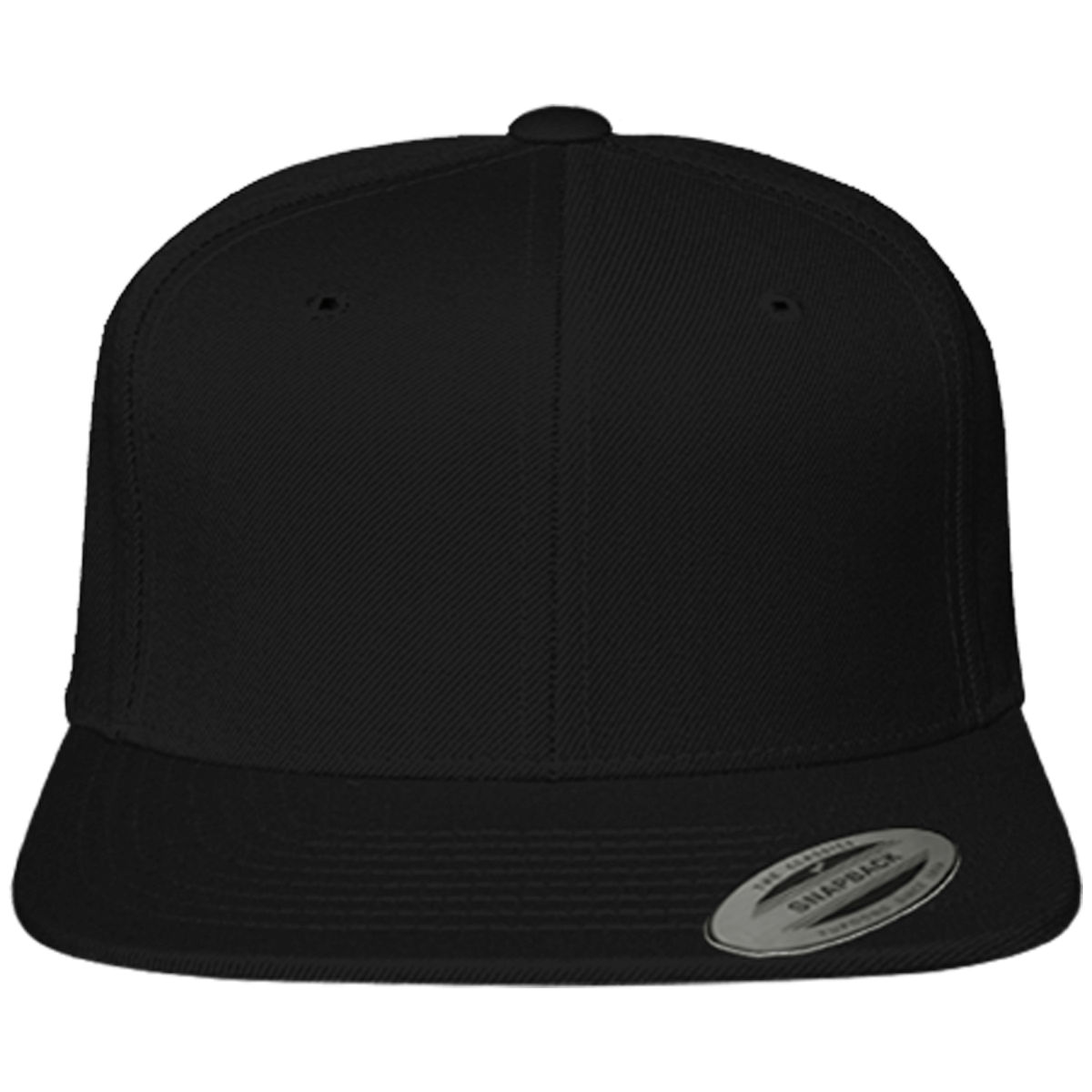 Gorra Snapback Clásica Personalizable Black / Black