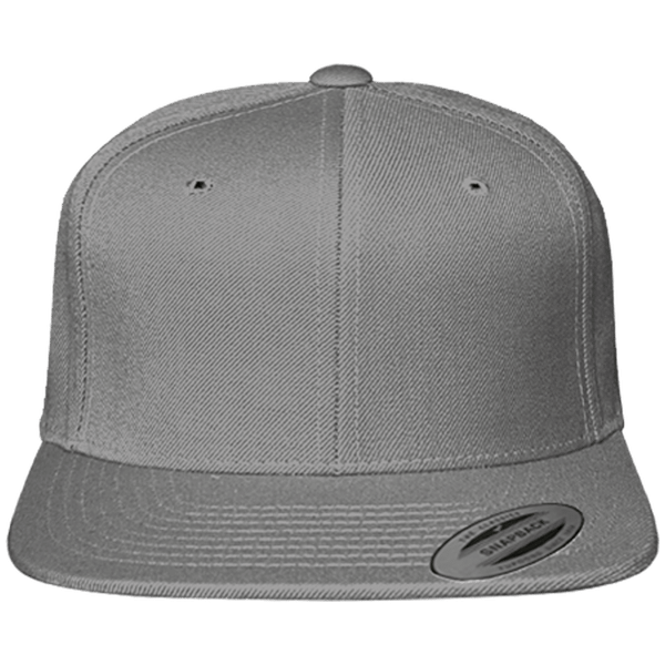 Casquette snapback classique face Silver