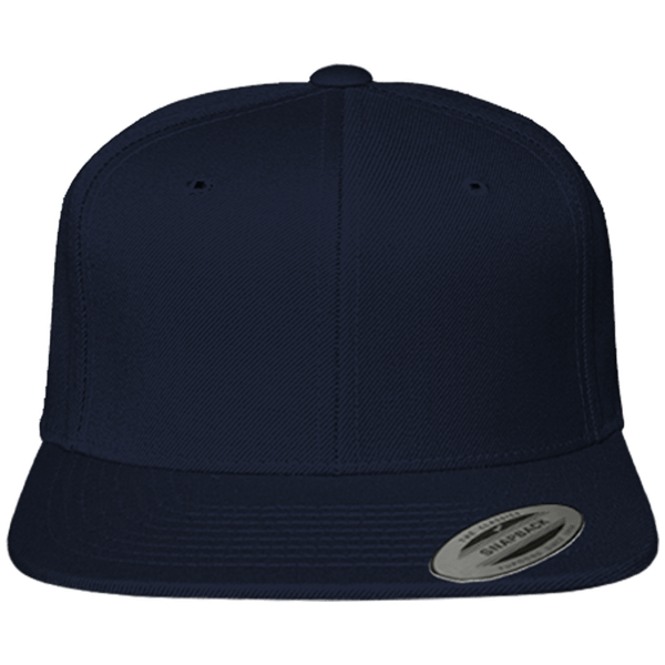 Customizable Classic Snapback Cap Navy