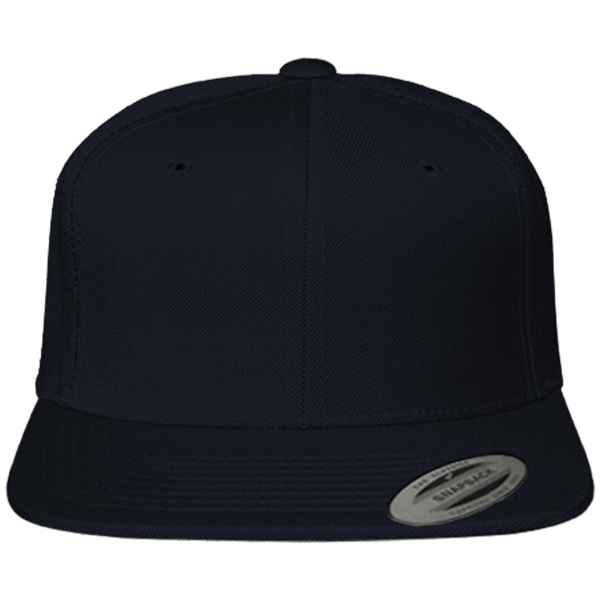 Customizable Classic Snapback Cap Dark Navy / Dark Navy