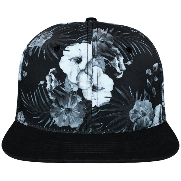 Snapback Couronne Aux Motifs Fleurs Hawaï S À Personnaliser :