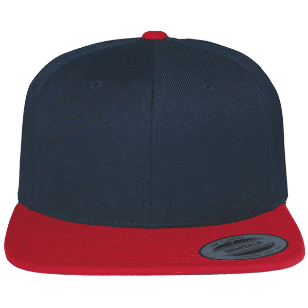 Casquette snapback bicolore varsity face Navy / Red