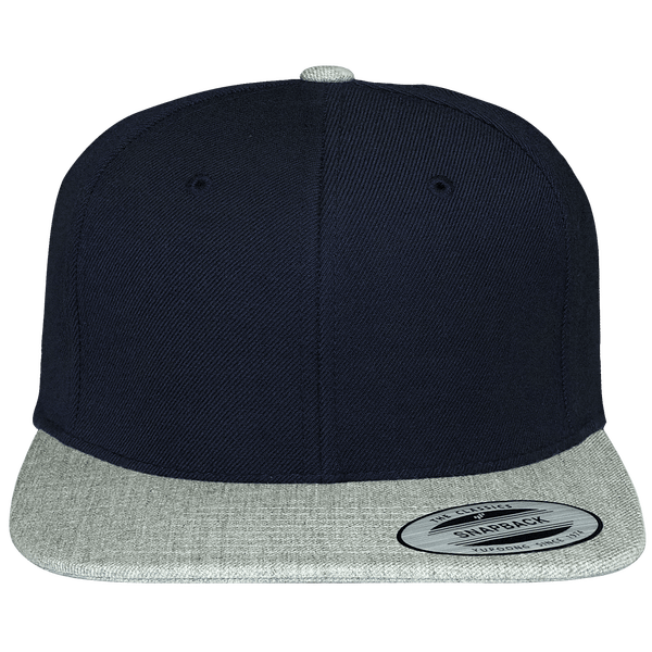 Casquette snapback bicolore varsity face Navy / Heather Grey