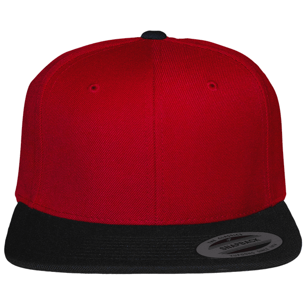 Casquette snapback bicolore varsity face Red / Black