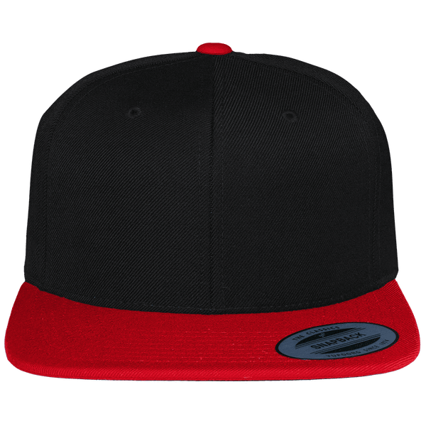 Casquette snapback bicolore varsity face Black / Red