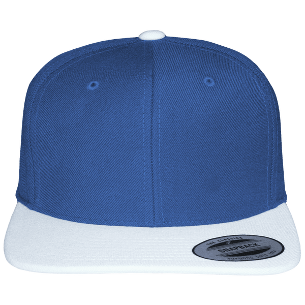 Casquette snapback bicolore varsity face Royal / White