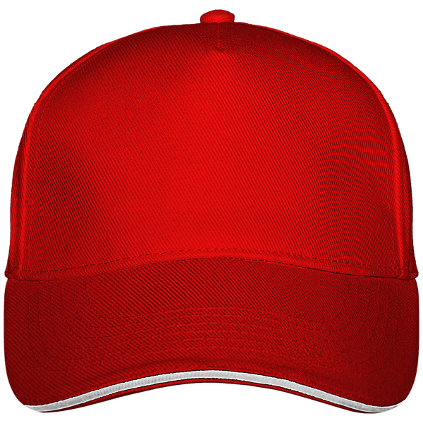 Ultimate 5 Panel Custom Cap Classic Red / White