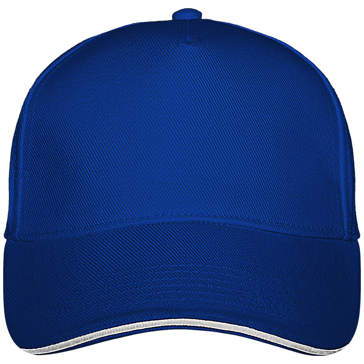 Personalised 5 Pannel Ultimate Cap Bright Royal / White